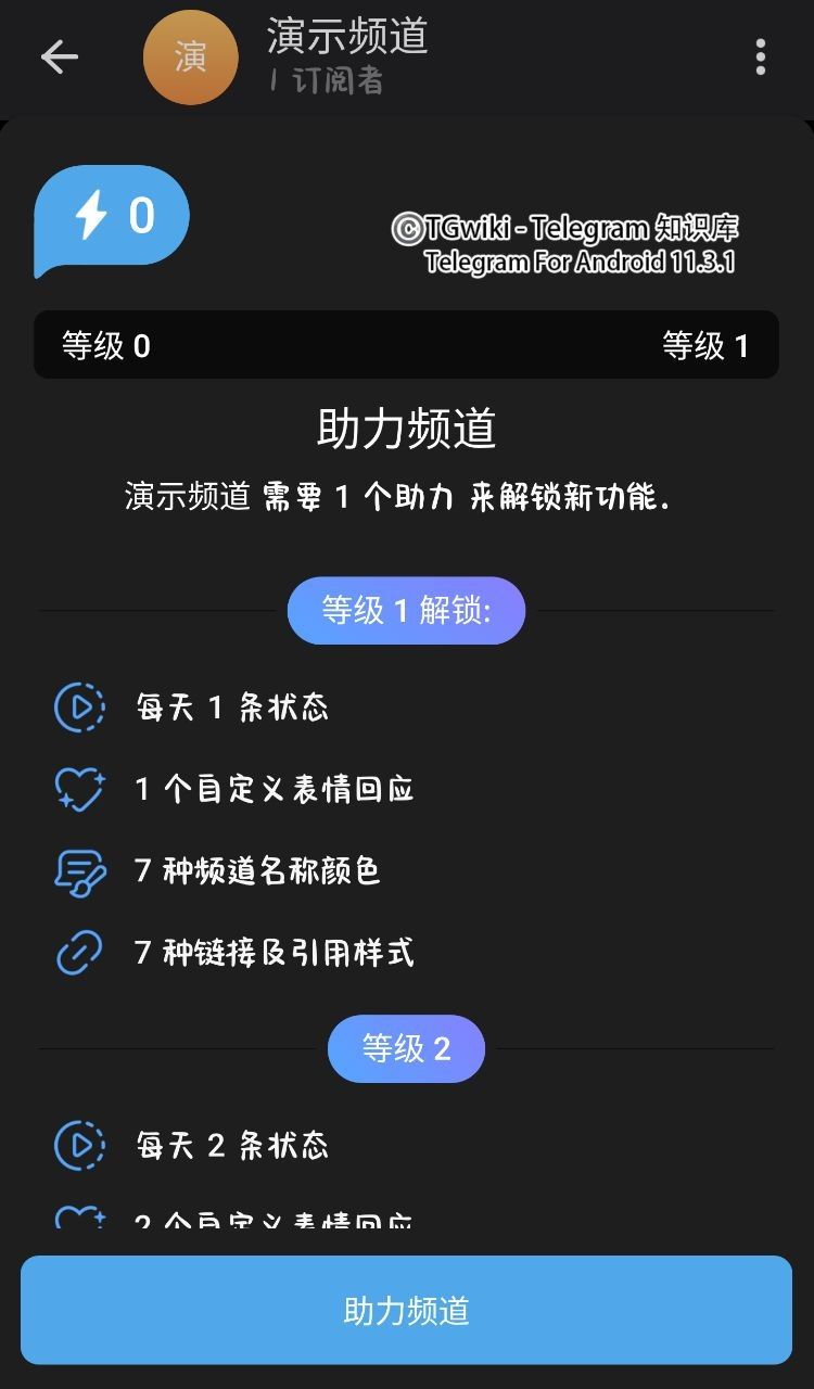 Telegram频道/群组助推插图