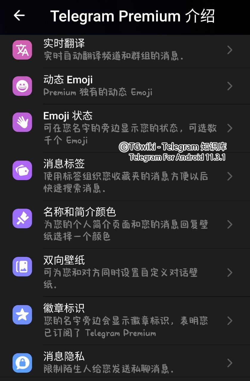 Telegram-Premium组件插图1